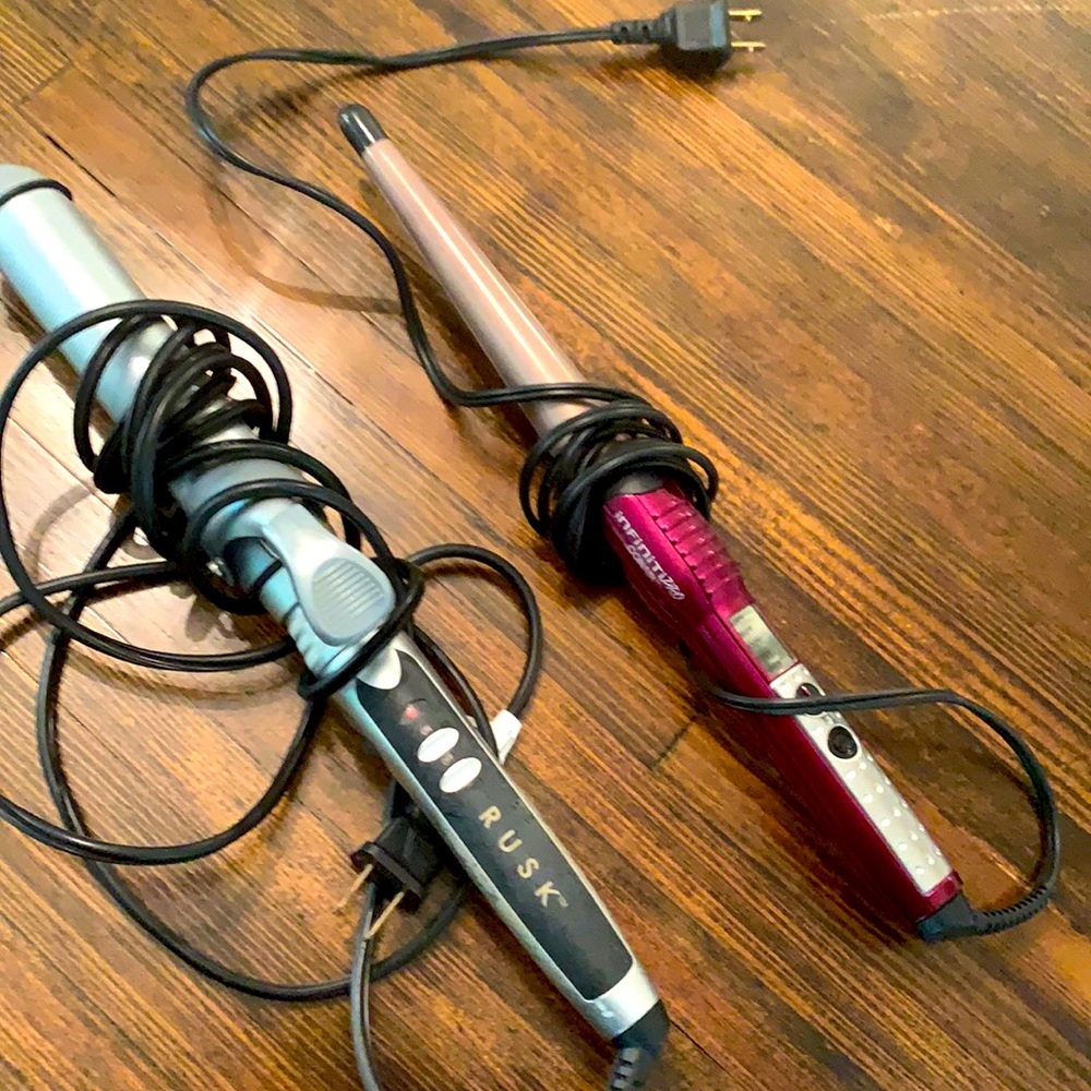 Conair Curling wand and Rusk Curling Iron